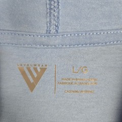LEVELWEAR x MAMMOTH DUNES SAND VALLEY Mens Large T shirt Weight Hoodie Blue Golf