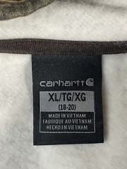 Carhartt Mossy Oak Camo Hoodie Youth XL 18-20 Fits Men’s Small Hunting Pullover