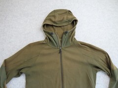 Chrome Industries Hoodie Mens Large Green Full Zip Fleece Cycling Jacket