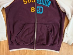 Vintage y2k Triple Five Soul NYC Full Zip Hoodie Sweatshirt Men’s Large Hip Hop
