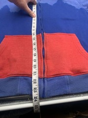 Google Mens Hoodie Sz 2XL Vintage Leather Patch Boulder Colorado Rocky Mountains