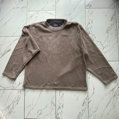 Vintage Basic Editions Mens Large Brown Fleece Crewneck Sweatshirt Pullover