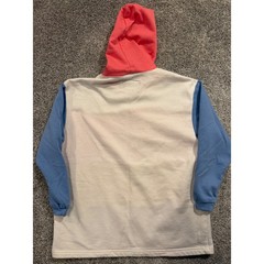 LATTE SPORT Sweatshirt Men Medium* Color Block Hoodie Hood Authentic Design USA*