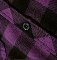 Hoodie Blue-Red-Purple-Green Dark Gray Shirt Flannel Look L-XL-2XL-3XL Free Ship
