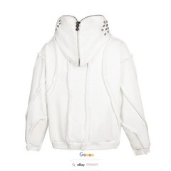 Mens Women Thug Hooded Club Pullover Hoodie Cardigan Zip Sweatshirt Jumper Coat