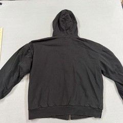 Dickies Hoodie Mens XL Black Fleece Full Zip Thermal Lined Sweatshirt Work