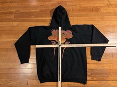 VINTAGE Yes 2002 Tour Hoodie Men’s Large Black Distressed Y2K