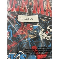 Marvel Spider-Man vs Carnage & Venom Hoodie Men’s Large Washed Black Graphic
