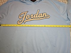 Jordan Flight MVP Fleece Pullover Hoodie Men’s Large Blue Gray Jumpman