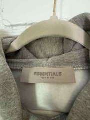 Essentials Fear of God Dark Oatmeal Hoodie