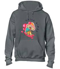 CHILL VIBES HOODY HOODIE FUNNY SUMMER HOLIDAY CLOTHING CASUAL NICE TOP