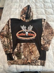 Antler king M camouflage microfiber hoodie