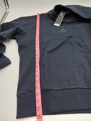 Adidas Mens ALL SZN All-Season Fleece Hoodie Ink Blue Size Small NWE