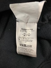 Off-White Men’s Black Graphic Sweatshirt Size S Cotton Made in Portugal