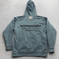 The Giving Movement Mens Sustainable Limited Edition Hoodie Slate Blue XS/S