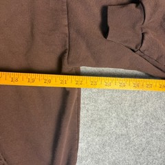 Nice as Heck Mountaineering Hoodie Brown Graphic Sweatshirt Made in USA Mens L