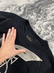 Vivienne Westwood Anglomania Sweatshirt Big Logo Men Size S Black
