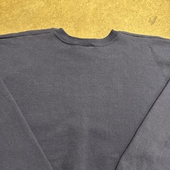 Vintage Quote Sweatshirt Mens XL Navy 90s USA Funny Opinion Finance Parody
