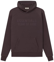 Fear of God Essentials Hoodie ‘Plum’ L Size Loose Oversized Hoodie NWT SS23