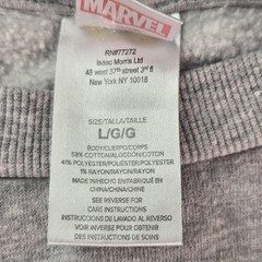 Marvel Comics Retro Avengers Sweatshirt Gray Pullover Graphic Sleeve Large L