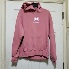 Darc Sport Wolves Hoodie Men Small Pink Fight for Cancer NFGU Gym Fitness Limit