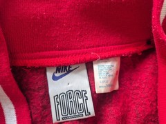 Vintage Nike Force hoodie basketball nba Jordan Large 1990s Flight Air one