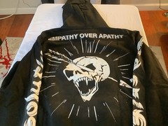 Politics Black/White Large Hoodie New With Tags Retails $269