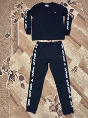 Vivienne Westwood Set Sweatshirt+Pans Black Cotton Sweaatpants orb Size L