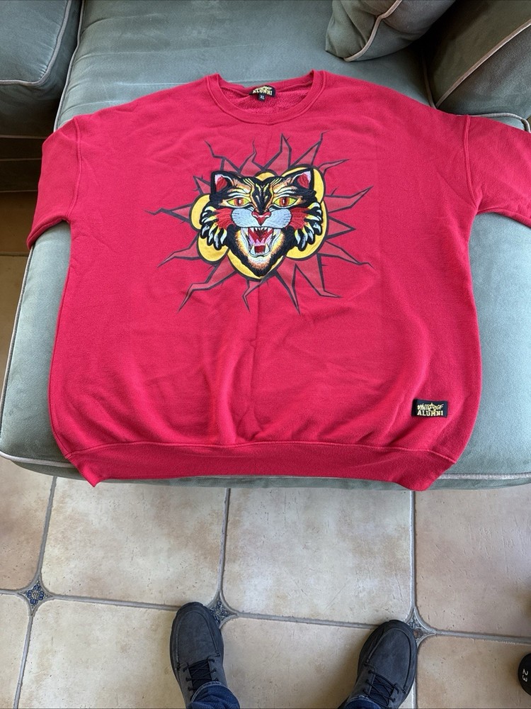 Vintage Alumni In Good Condition ￼Blend Fleece Knit Sweatshirt