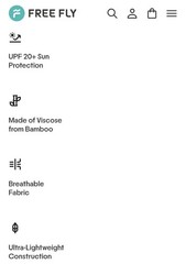 Free Fly Bamboo UPF 20+ Hoodie Lightweight Fishing Outdoor Sun Shirt Men’s M
