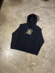 Jordan x Undefeated Breakfast Club Hoodie in Black, Men’s size Small