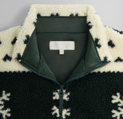 KITH KITHMAS PRINTED SHERPA JACKET SIZE XXL (KHM010731-302) DS REPUTABLE SELLER