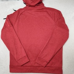 Nike Hoodie Mens L Red Pullover Therma-FIT Fleece Hooded Pockets DQ4834
