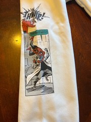SPIDERMAN MARVEL Hoodies PRINT ON SLEEVES TOO S, M, L, XL, XXL New With Tag NWT