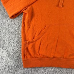 Municipal Sport Utility Gear Orange Hoodie Mens Large Cotton Rayon Sweatshirt