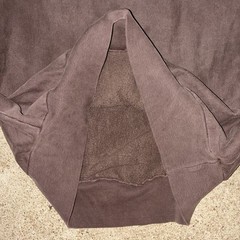 UNRELEASED SAMPLE YZY YEEZY CREW NECK PULLOVER BROWN 100% COTTON FLEECE PLUSH
