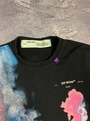 Off-White Men’s Black Graphic Sweatshirt Size S Cotton Made in Portugal