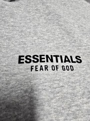 Fear Of God Essentials Classic Hoodie XL Dark Oatmeal Gray Oversized Streetwear