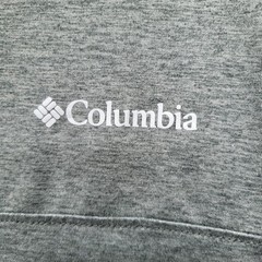 Columbia Men Sweatshirt L Gray Omni-Wick Activewear Gorpcore Logo Zipper Long