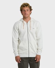 Billabong All Day full zip Men’s Hoodie Light Gray Heather Sz. Extra Large NWT