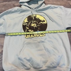 The Goonies Ripple Junction Graphic Hoodie Tan Sand Large 80s Movie Sweatshirt
