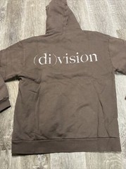 Unisex (di)vision Hoodie Dark Brown European Designer Fashion Sweatshirt Size M