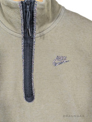 Nike Men’s Half-Zip Pullover Military Green 1/4 Zip Sweatshirt M Made In Vietnam
