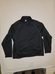 Champion Authentic Black Full Zip Sweatshirt Athleisure Gym Size Mens XL EUC