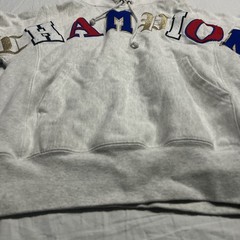 VTG Champion Varsity Letter Spell Out Hoodie Men’s Small Reverse Weave Sweatshir