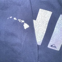 Quiksilver Boardriders Club Hawaii Hoodie Navy Blue Size M