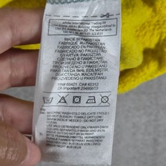 Reebok Hoodie Mens Medium Green Yellow Colorblock Classic Logo Pullover