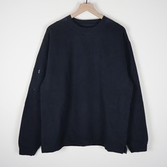 Vintage Cutter & Buck Arm Pocket Heavyweight Sweatshirt Black XL 24×28.5
