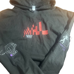 Keshi 2023 Hell and Back Official Tour Hoodie Mens Sz L Black Just Hoods Gabriel