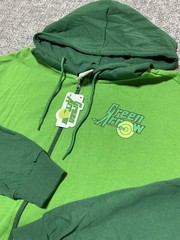 DC Comics Green Arrow Mens Size XL Green Full Zip Logo Hoodie NWT